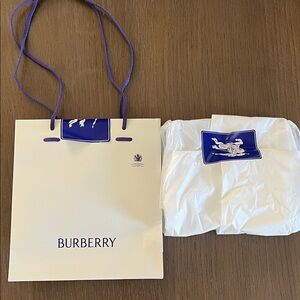 Burberry Shopping Bag With Tissue